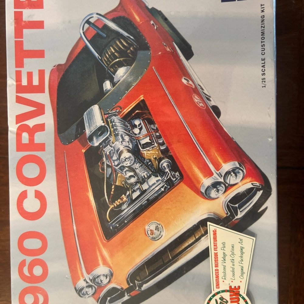 1960 Corvette Model Kit - Red